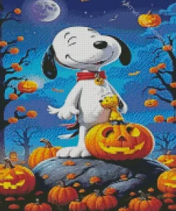 Halloween Snoopy Diamond Paintings