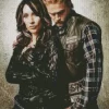 sons of anarchy gemma teller and jax teller Diamond Dotz