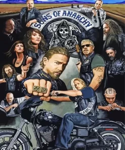 sons of anarchy serie characters Diamond Paintings