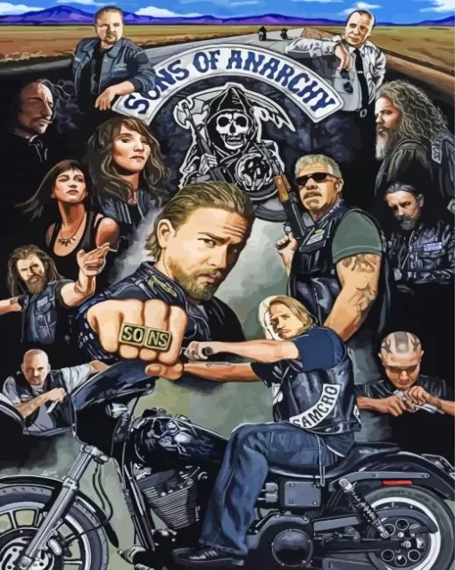 sons of anarchy serie characters Diamond Paintings