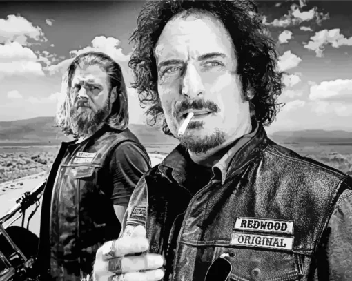 sons of anarchy tig trager and opie winston Diamond Paintings