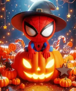 Spiderman Halloween Diamond Paintings