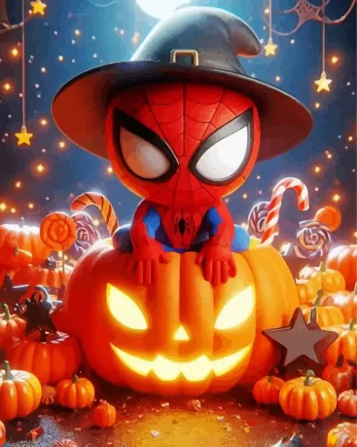 Spiderman Halloween Diamond Paintings