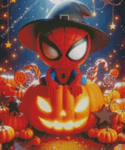 Spiderman Halloween Diamond Paintings