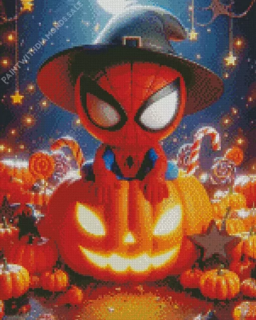 Spiderman Halloween Diamond Paintings