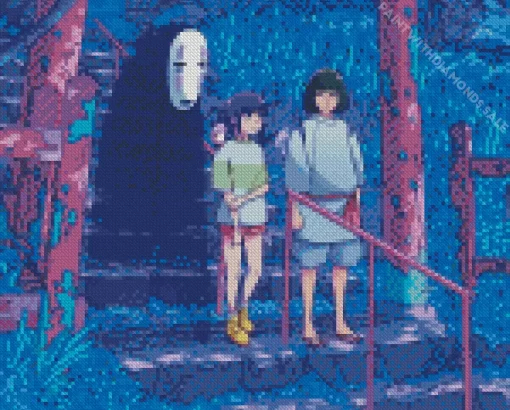 Spirited Away Characters Diamond Painting