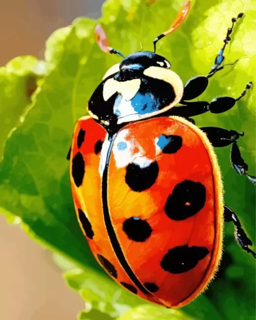 Spotted Ladybug Diamond Painting