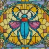 Stained Glass Ladybug Diamond Painting