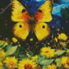 Starry Night Butterfly Diamond Painting