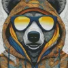 Stylish Bear Diamond Painting