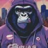 Stylish Gorilla Diamond Painting