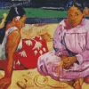 Tahitian Women On The Beach Diamond Paintings