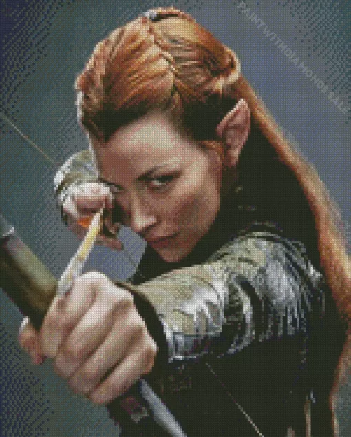 tauriel the hobbit movie Diamond By Numbers