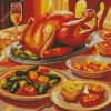 Thanksgiving Table Diamond Paintings