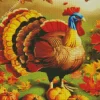 Thanksgiving Turkey Art Diamond Paintings