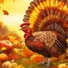 Thanksgiving Turkey Bird Diamond Paintings