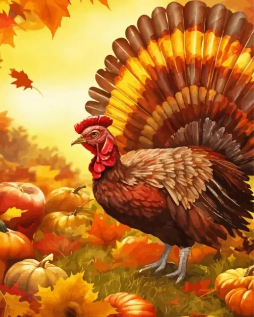 Thanksgiving Turkey Bird Diamond Paintings