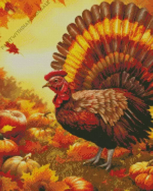 Thanksgiving Turkey Bird Diamond Paintings