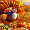 Aesthetic Thanksgiving Turkey Diamond Paintings