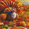 Aesthetic Thanksgiving Turkey Diamond Paintings