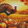 Thanksgiving Turkey II Diamond Painting