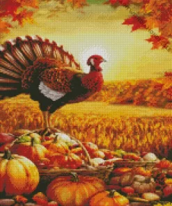 Thanksgiving Turkey II Diamond Painting