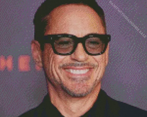 The Actor Robert Downey Jr Diamond Painting