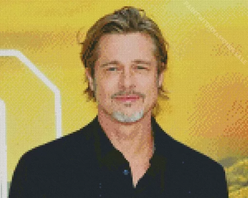 The Actor Brad Pitt Diamond Painting