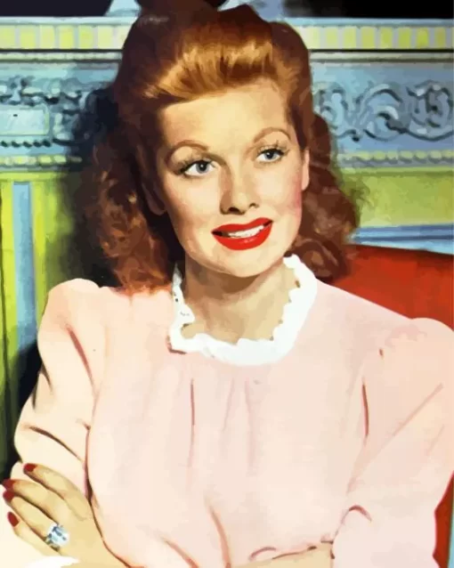 The Actress Lucille Ball Diamond Painting