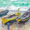 Three Fishing Boats Diamond Paintings