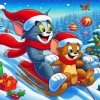 Tom And Jerry Christmas Diamond Paintings