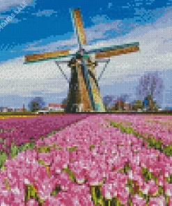 Tulips In Amsterdam Diamond Painting