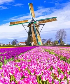 Tulips In Amsterdam Diamond Painting