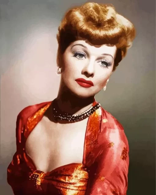 Vintage Lucille Ball Diamond Painting