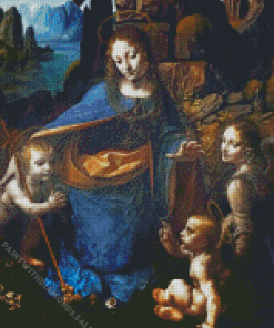 Virgin Of The Rocks Diamond Painting