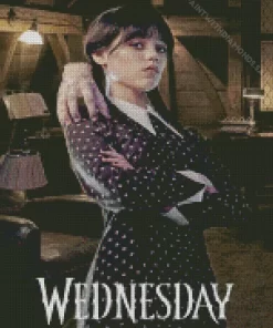 wednesday addams Diamond By Numbers