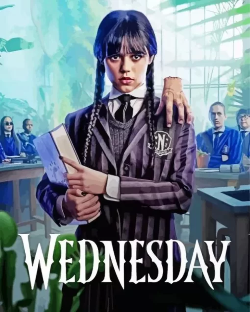 wednesday addams character Diamond Paintings