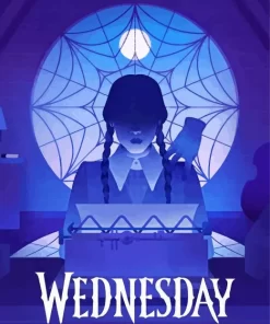 wednesday illustration poster Diamond Paintings