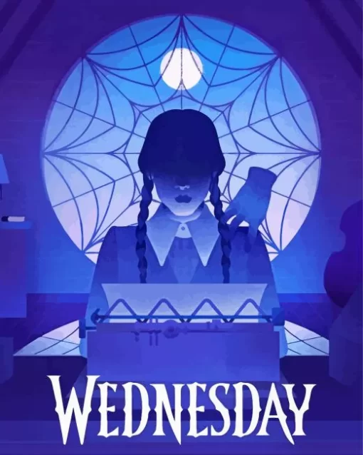 wednesday illustration poster Diamond Paintings