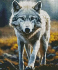 White Wolf Diamond Painting