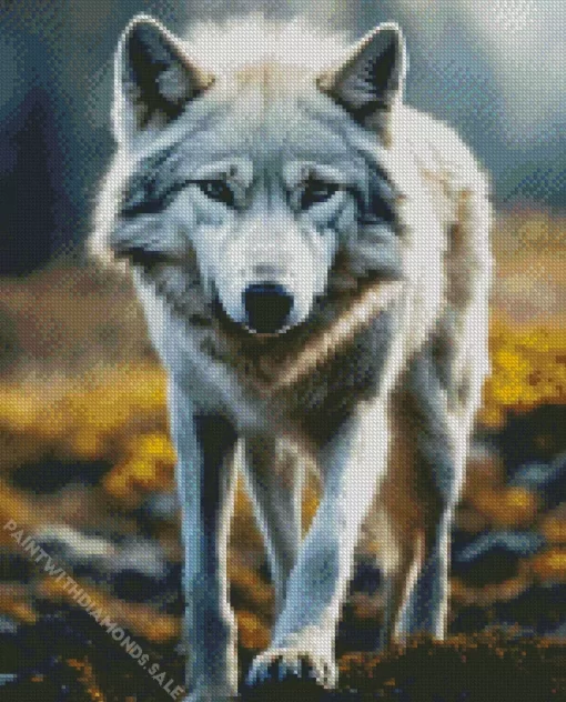 White Wolf Diamond Painting