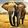 Wild Elephant Diamond Painting