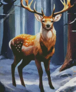 Wild Deer Animal Diamond Painting