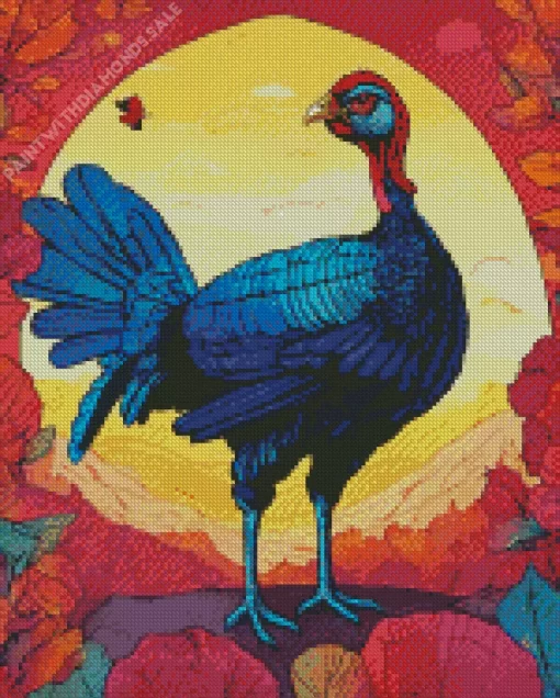 Wild Turkey Art Diamond Painting