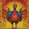 Wild Turkey Bird Art Diamond Painting