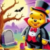 Winnie The Pooh Vampire Diamond Paintings