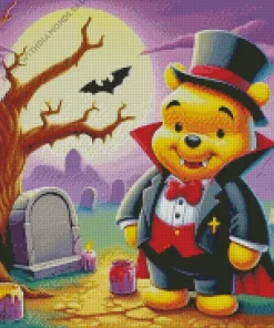 Winnie The Pooh Vampire Diamond Paintings