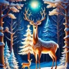 Winter Deers Diamond Painting