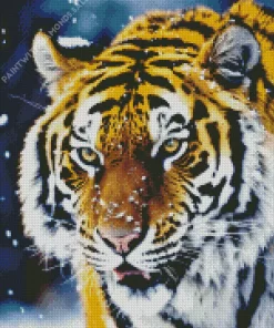 Winter Tiger Diamond Painting