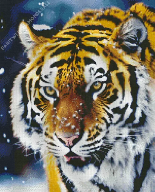 Winter Tiger Diamond Painting